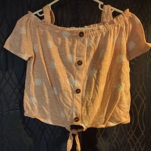 Juniors off shoulder   crop top